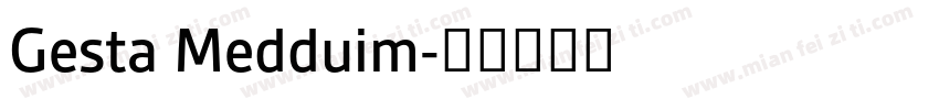 Gesta Medduim字体转换